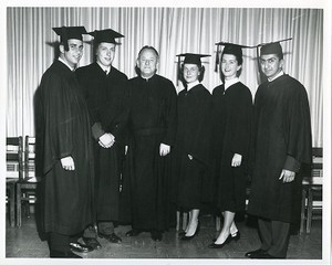 Walsh, Michael, with graduates