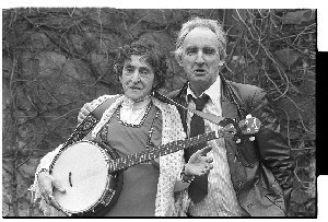 Margaret Barry, "Ireland's Queen of the Gypsies," with Dominic Behan