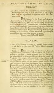 1808 Chap. 0025. An Act To Empower The Several Towns In This Commonwealth To Excuse Such Of Their Inhabitants As Are Engine Men From Serving As Jurors In Any Court Within This Commonwealth.