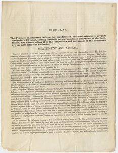 Joseph Vaill letter to Herbert John Russell, 1841 October 1, with circular