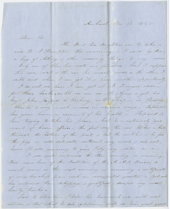 Orra White Hitchcock letter to Edward Hitchcock, Jr., 1850 December 13