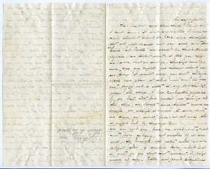 Emily Dickinson letter to W. Austin Dickinson