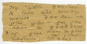 Emily Dickinson letter to Otis Phillips Lord