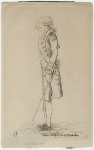 James Sayers caricature of Jeffery Amherst