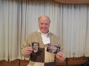 Gerald Burke at the Irish Immigrant Experience Mass. Memories Road Show