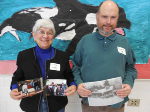 Tonya Largy and Thomas E. Largy at the Wayland Mass. Memories Road Show