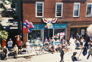 The Hot Spot is decorated for Reading's 350th celebration