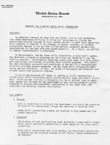 Proposal for a United States Skills Corporation