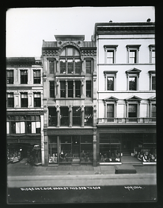 Buildings on east side Washington Street, 398-408