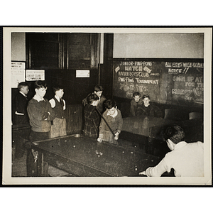 "Junior Games Room" in the South Boston clubhouse