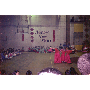 Performers at a Chinese Progressive Association New Year's event