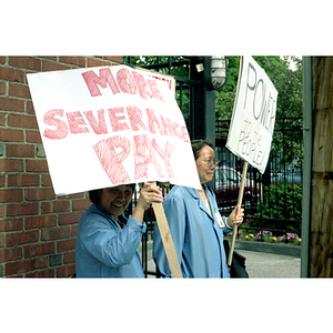 Protestors at Power-One demonstration