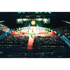 The stage at the inauguration of President Freeland