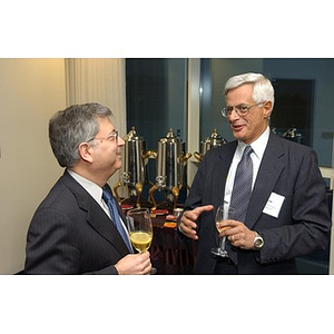 George Chryssis and another guest at The National Council Dinner