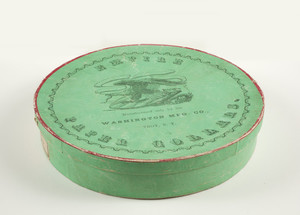 Box for Empire Paper Collars, manufactured only by the Washington Mfg. Co., Troy, New York, undated