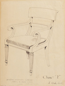 "Chair "F" of Oak"