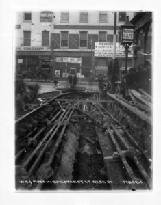Pipes in Boylston St. at Washington St., Boston, Mass., February 26, 1905