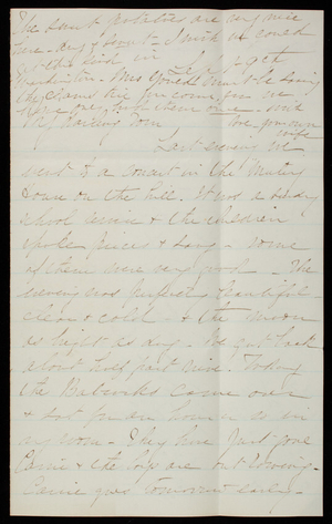 Emma Weir Casey To Thomas Lincoln Casey, September 30, 1878 - Digital ...