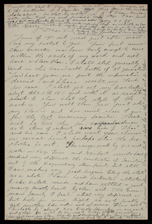 Austin to Thomas Lincoln Casey, January 20, 1885 (1)