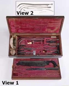 Surgeon's kit used by William Swift, MD, U.S.N., during the war of 1812