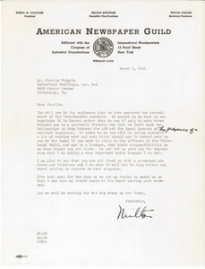 Letter from Milton Kaufman to Charles L. Whipple