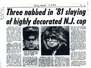 Three nabbed in '81 slaying of highly decorated N.J. cop
