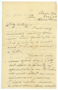 Letter from Frank F. Newth to Letitia Crane