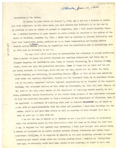Memo from W. E. B. Du Bois to W. R. Banks