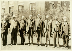 Hugh P. Baker with V.A. Rice, John T. Goggin, Stewart L. Little, John Bursley, Edgar L. Gillett, George Taylor, William Casey