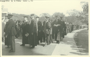 Hugh P. Baker inaugural procession
