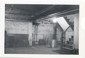 Basement stairs, Parkman House