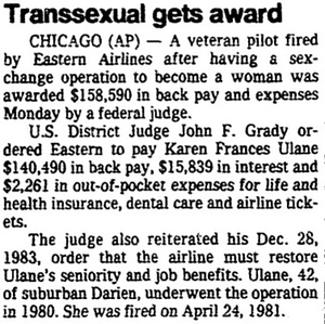 Transsexual Gets Award
