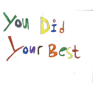 Card addressed to the Boston Fire Department from a third grade student at Powell Elementary School