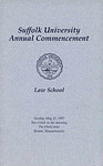 1997 Suffolk University commencement program, Law School