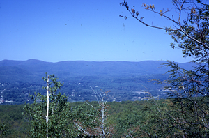Taconic Range and HMF from 1250' elevation on Pine Cobble.