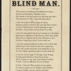 For the benefit of a blind man