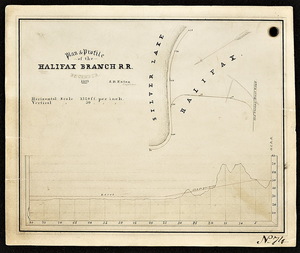 Plan and profile of the Halifax Branch R.R.