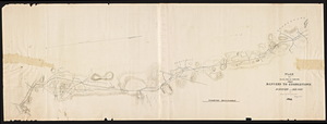 Plan of a railroad route from Danvers to Georgetown / surveyed and drawn by Frederick W. Lander, engineer.