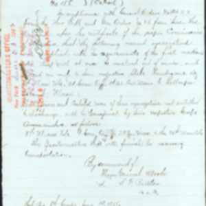 Order 37th Mustered Out June 19, 1865
