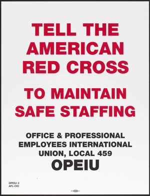 Tell the American Red Cross to maintain safe staffing