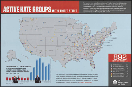 Active hate groups in the United States