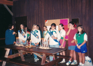 Wayland Girl Scouts older girl Court of Awards