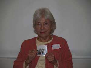 Nancy Carlson at the Brewster Mass. Memories Road Show