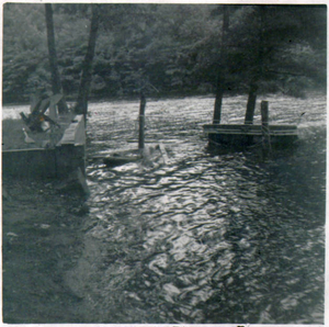 1955 flood at Thompson Pond