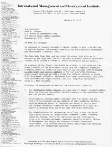 Letter to Paul E. Tsongas from Gene E. Bradley