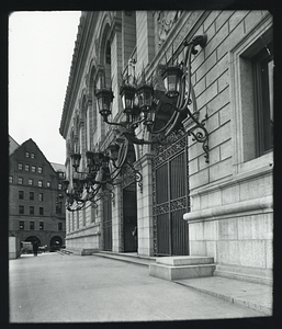 Boston Public Library entrance