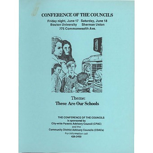 Pamphlet, Conference of the Councils.