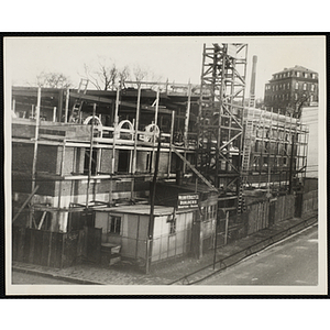 Boys' Clubs of Boston Charles Hayden Memorial Clubhouse at 230 West 6th Street, South Boston, under construction