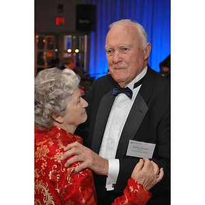 A couple dancing at the Huntington Society Dinner