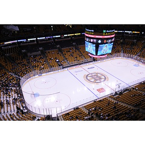 TD Garden before the Beanpot Tournament